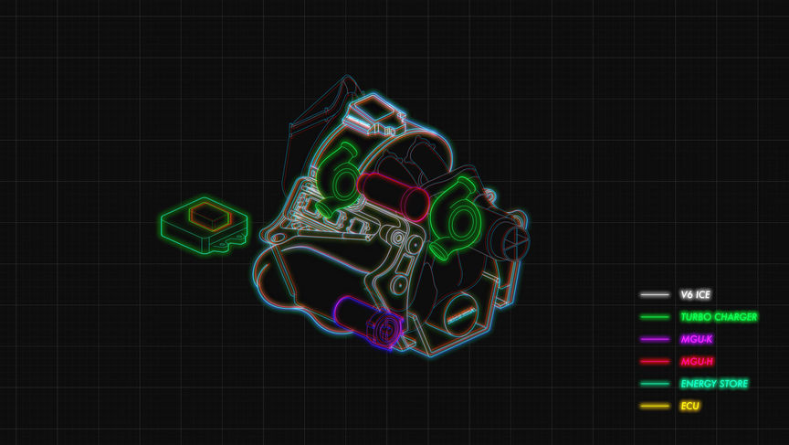 3D-CAD-Darstellung des Motors