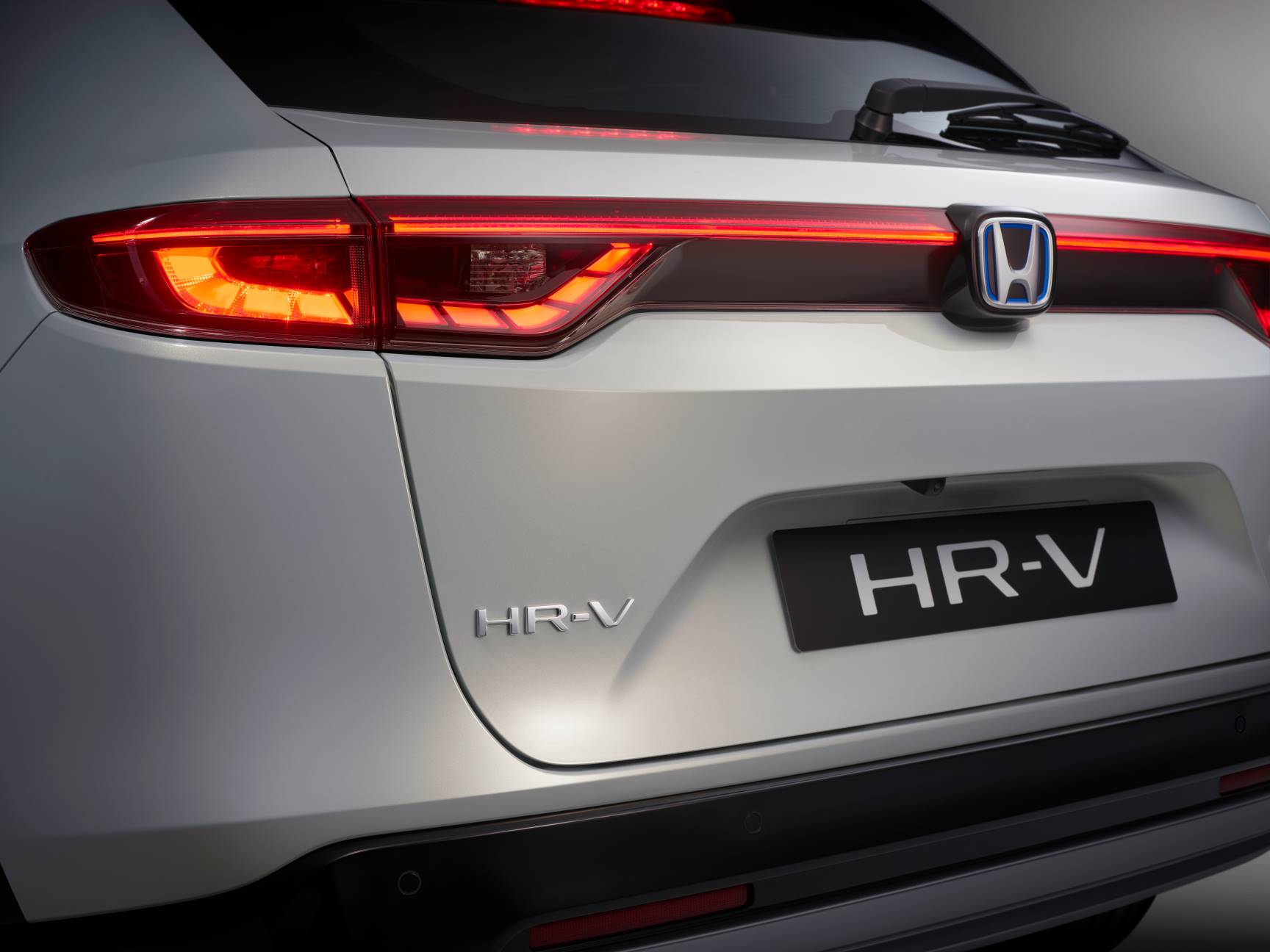 3/4-Heckansicht-Nahaufnahme des Honda HR-V 