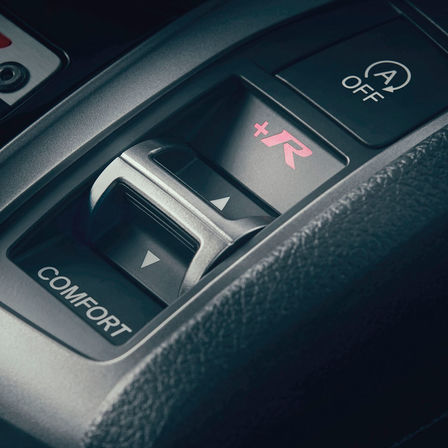 Civic Type R, Nahaufnahme der Innenausstattung.