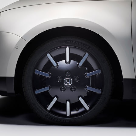 Nahaufnahme der Räder des Honda Prototype.