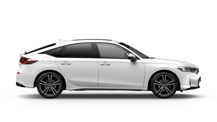 Neuer Honda Civic im Seitenprofil
