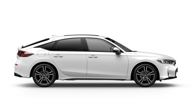 Neuer Honda Civic im Seitenprofil