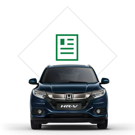 Honda HR-V – Darstellung in der Broschüre
