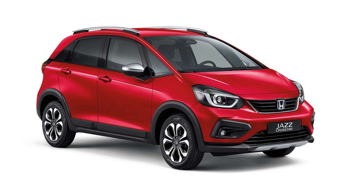 Honda Jazz Hybrid Crosstar im Studio mit Robust-Paket.