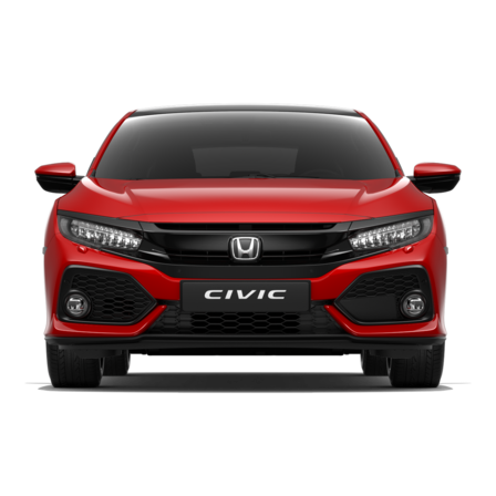 Honda Civic Frontansicht.