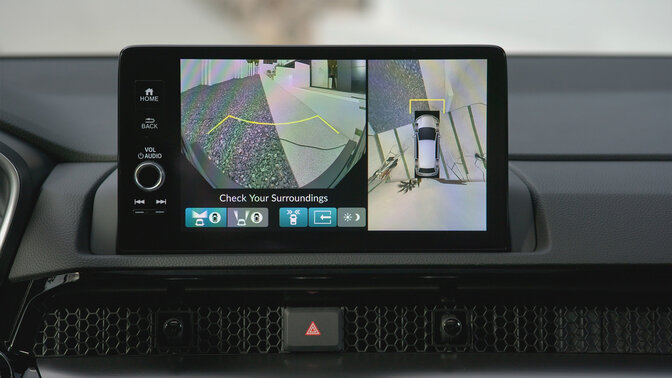 Multi-View-Kamerasystem des CR-V.