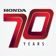 Logo zum 70. Geburtstag von Honda.