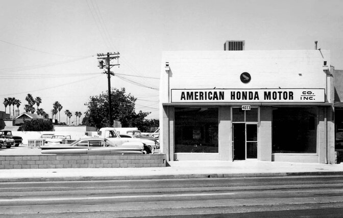 Archivaufnahme der Honda Motor Co. in Los Angeles.