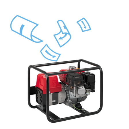 Stromerzeuger-Broschüre.