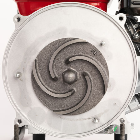 Nahaufnahme des speziell entwickelten Fl&uuml;gelrads.