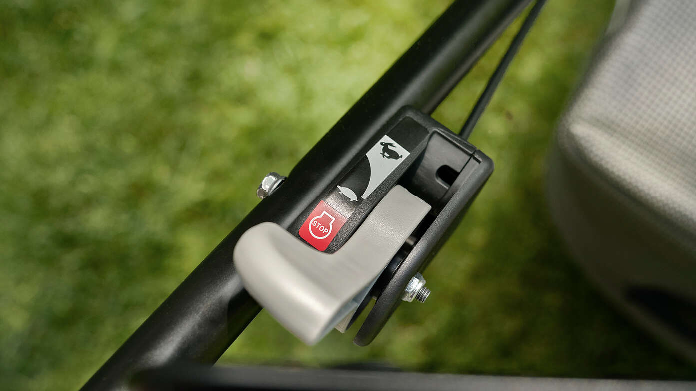 Honda HRN-Hydrostat-Getriebe, Nahaufnahme