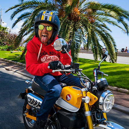 Honda Monkey jaune