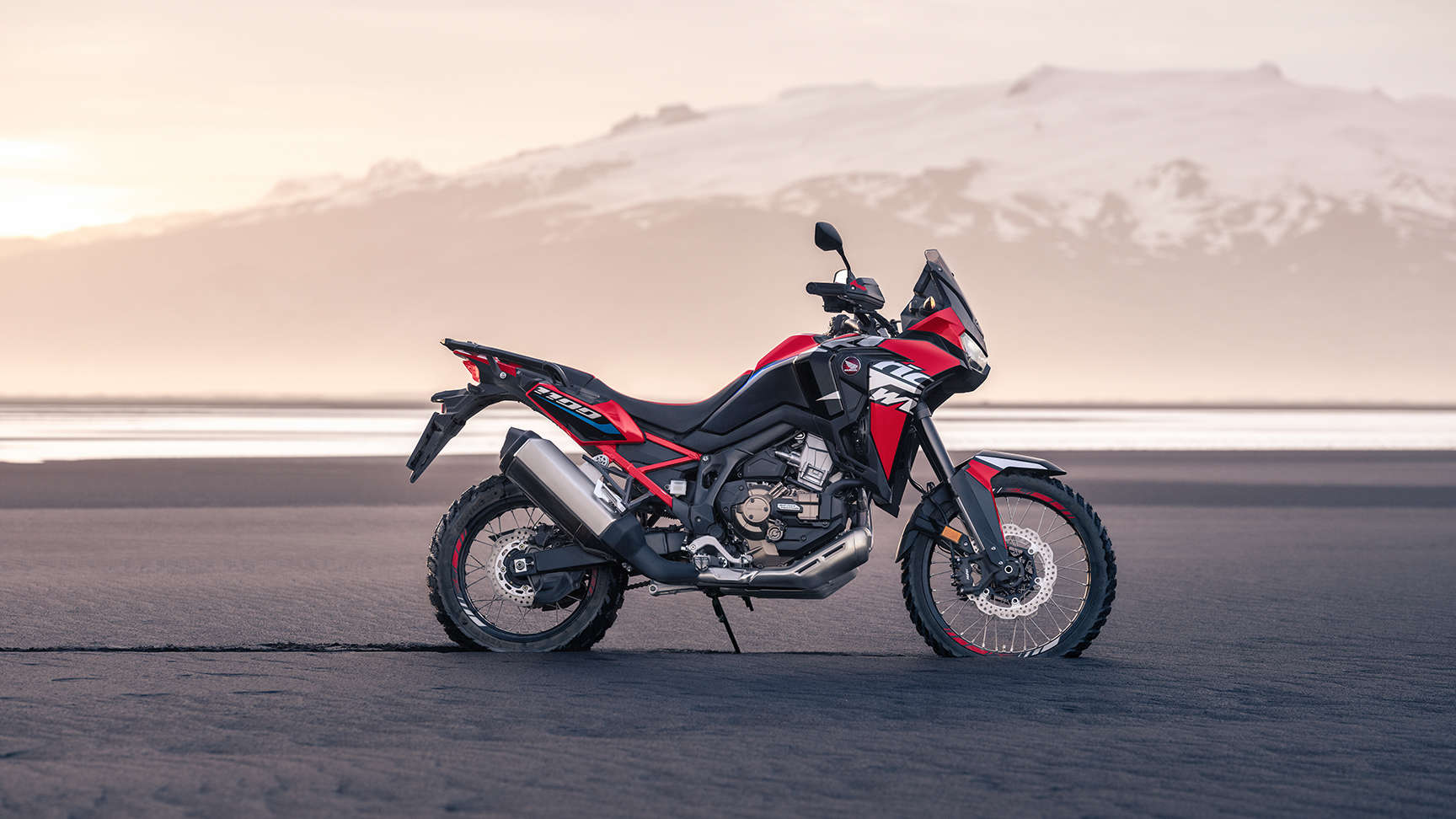 Aufnahme der Honda Africa Twin