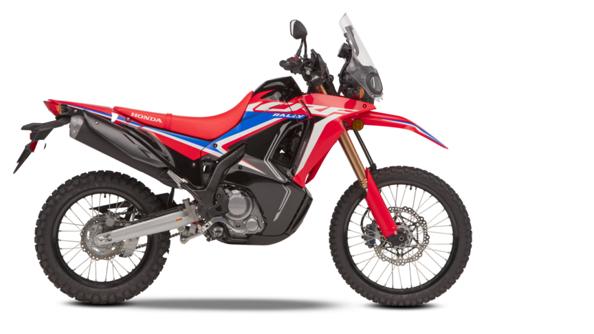 Honda CRF300R mit Zubehör.