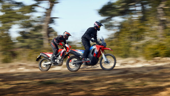 Honda CRF300L- und CRF300 Rally-Motorrad.