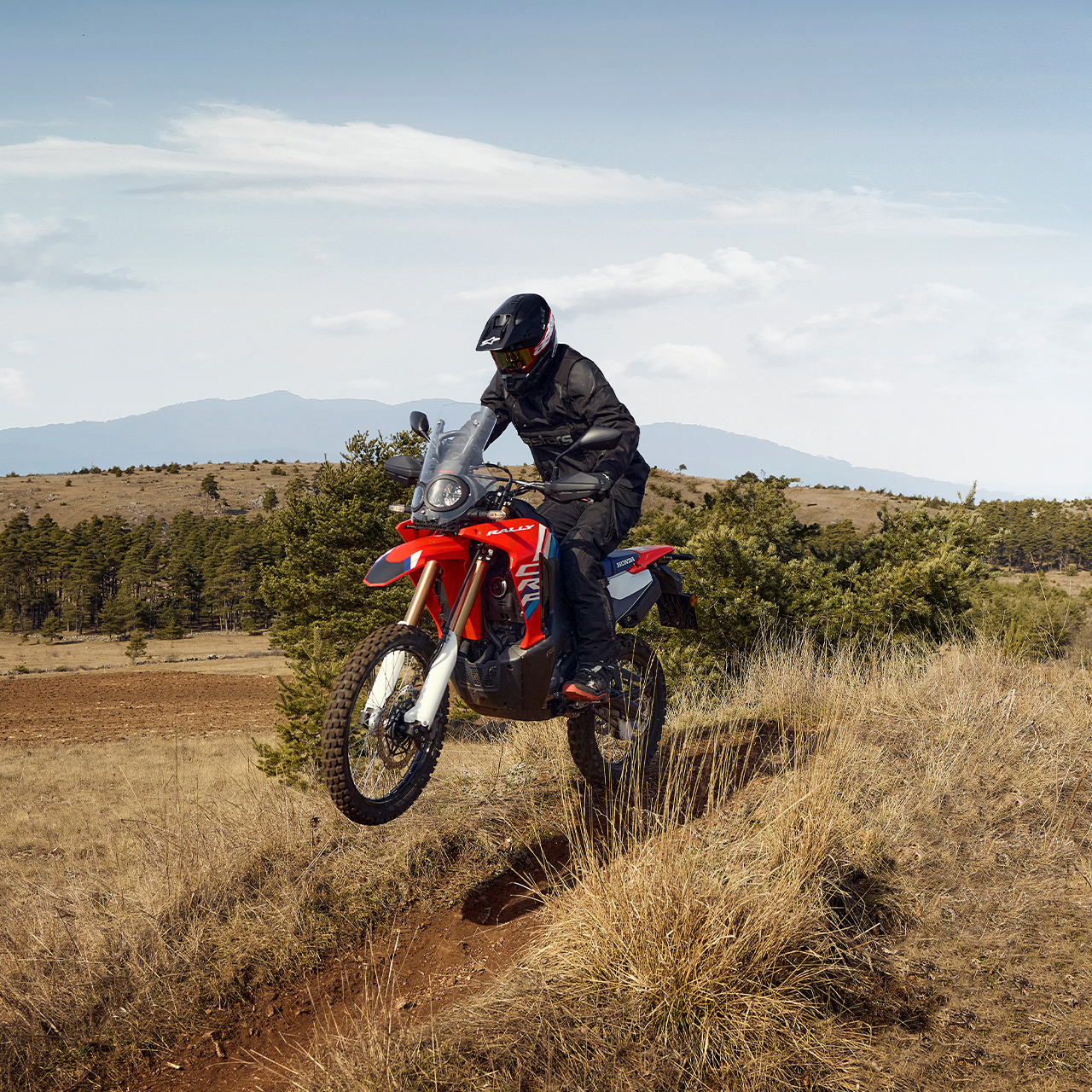 Honda CRF300L- und CRF300 Rally-Motorrad.