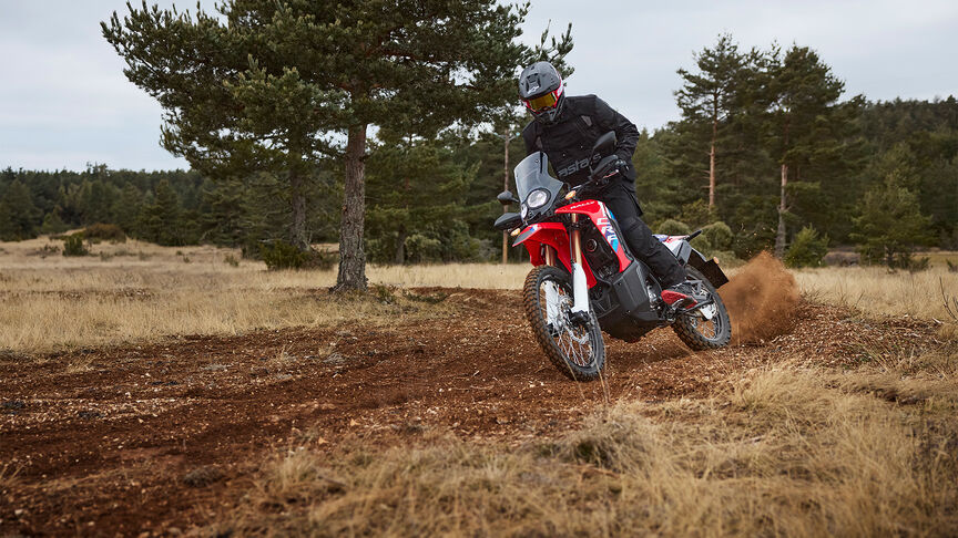 Honda CRF300L- und CRF300 Rally-Motorrad.