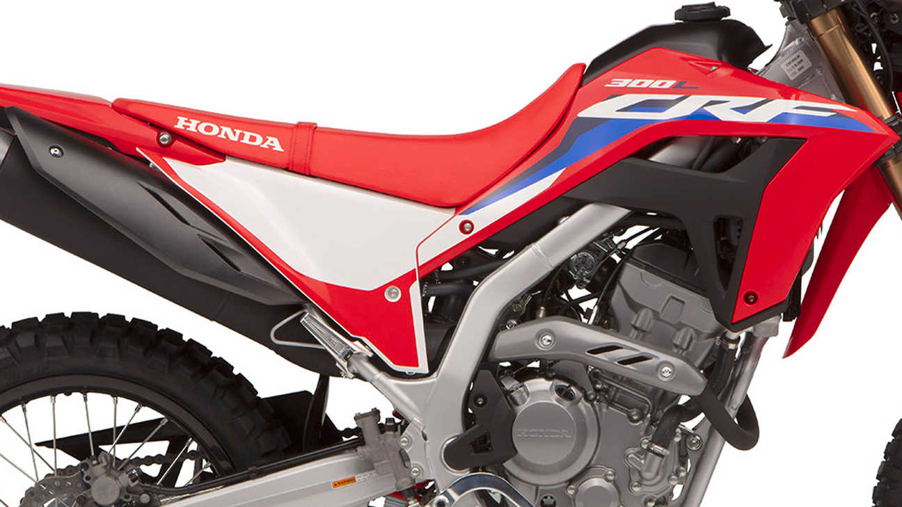 Honda CRF300L, leichteres Chassis