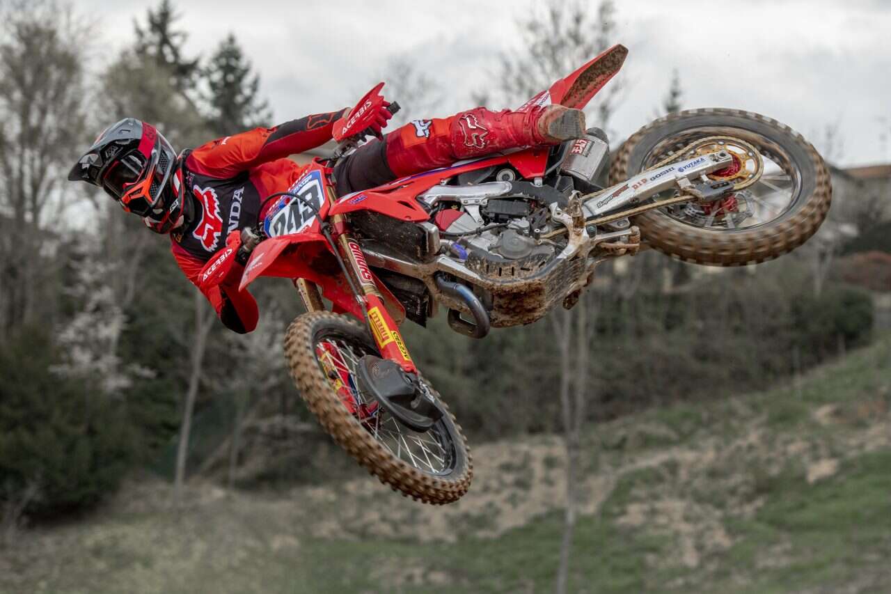 Tim Gajser auf einer Honda CRF450R