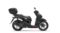 SH125i Smart Top Case 2024 Matte Coal Black Metallic Sport