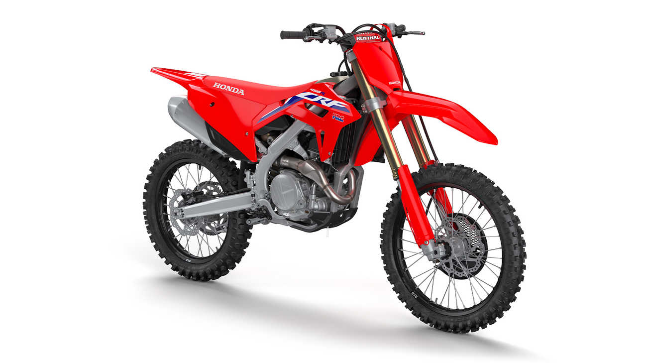 CRF450R, Studioaufnahme von rechts