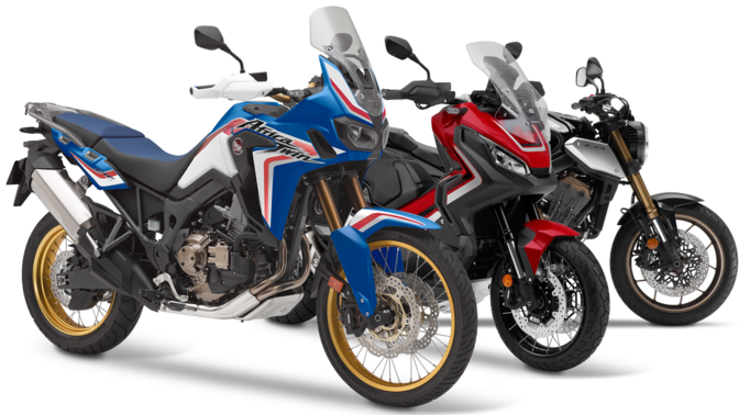 Honda Motorrad Modellpalette