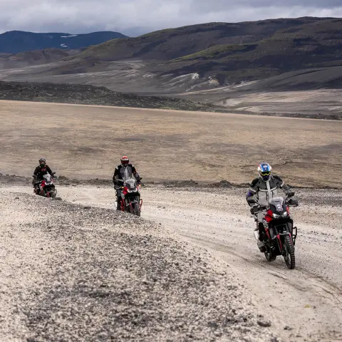 Fahrer auf der Straße. 