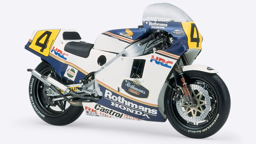 Honda NSR500, Seitenansicht.