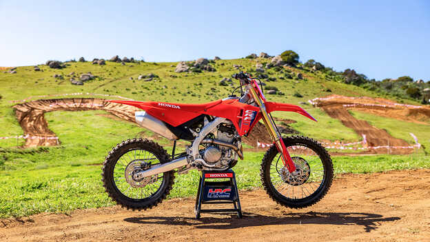 Honda CRF250R, Aluminium-Brückenrahmen