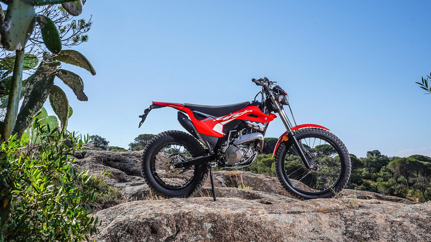 Montesa 4Ride, im Gelände.