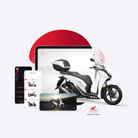 Honda SH150i, App-Ansicht.
