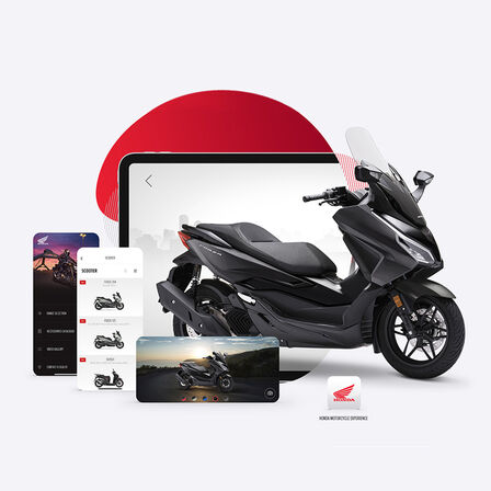 „Honda Motorcycles Experience“-App mit Forza 125.