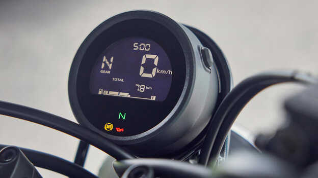Honda CL500, LCD-Display.