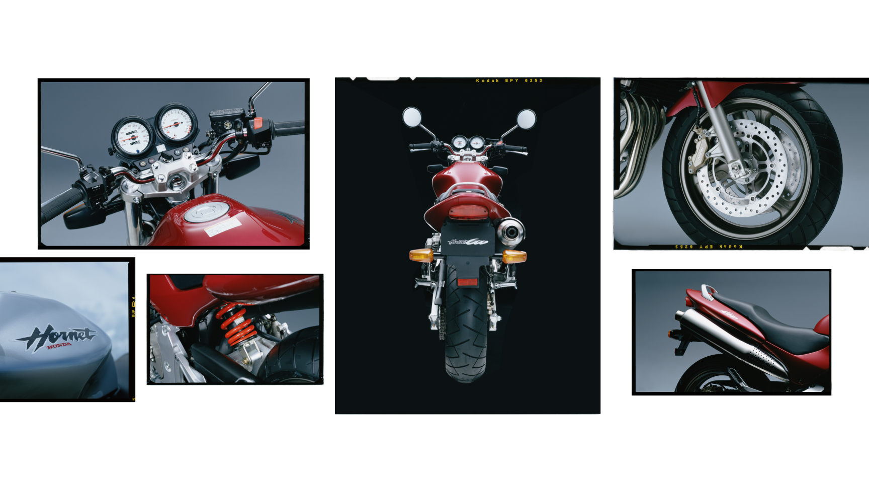 Sammlung von Bildern der Honda Hornet 600.