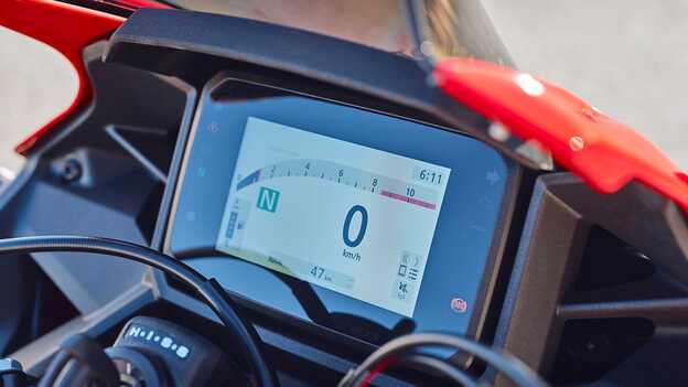 Honda CBR500R, TFT-Display