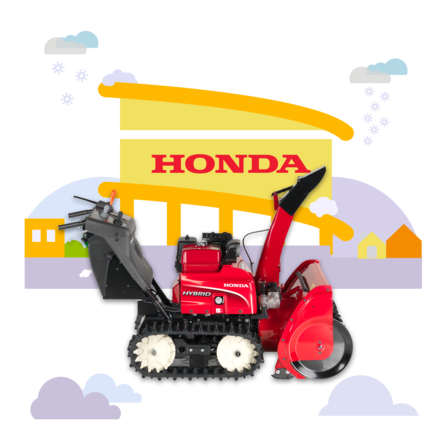 Schneefräsenhändler.