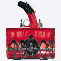 Frontansicht einer Hybrid-Schneefr&auml;se.