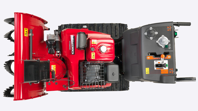 Blick von oben auf eine Hybrid-Fr&auml;se.