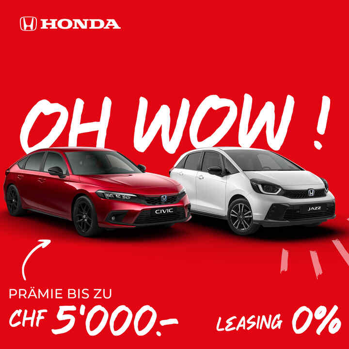 Oh Wow Kampagne Honda Civic und Honda Jazz