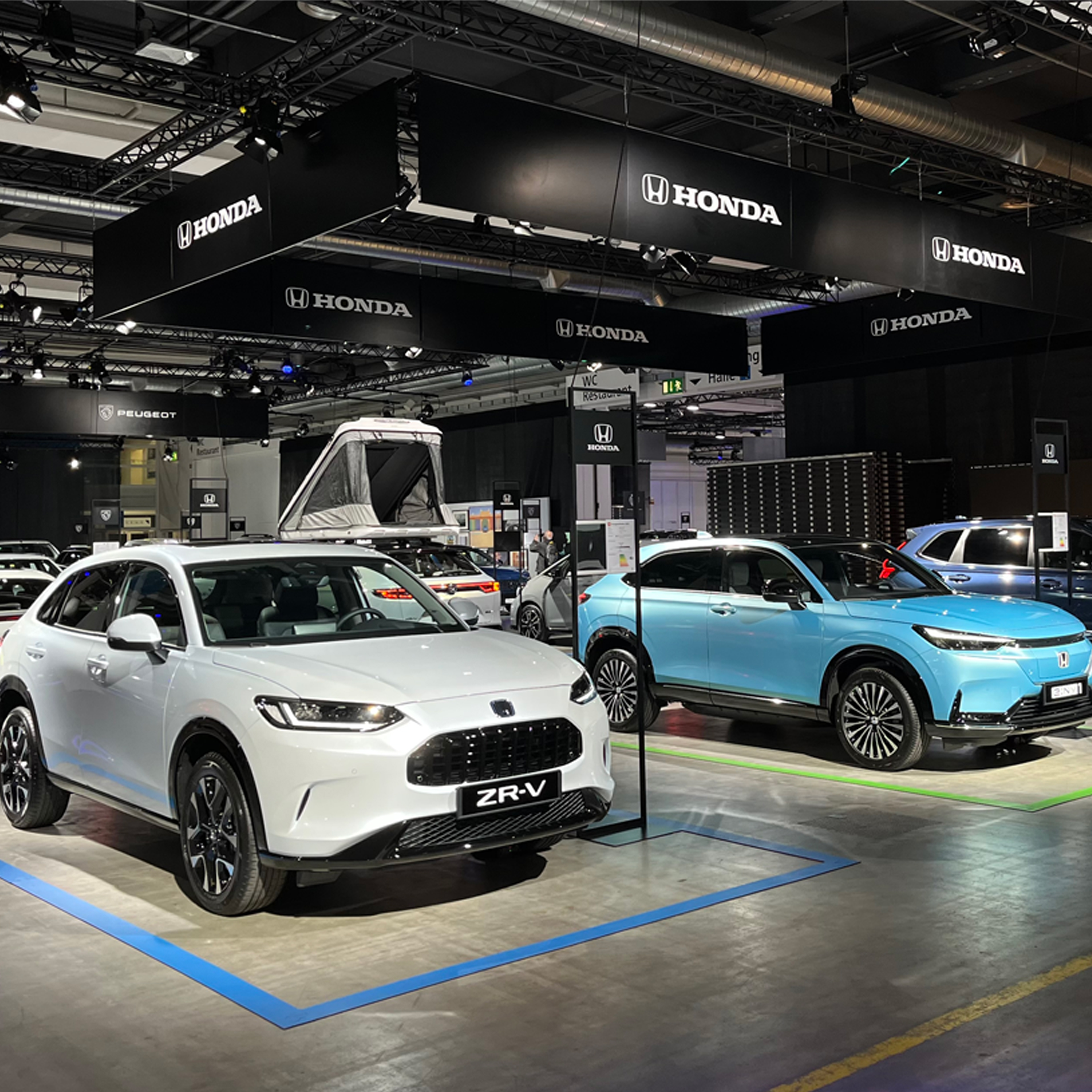 Honda ZR-V, e:Ny1 und CR-V am Honda-Stand auf der Auto Zürich
