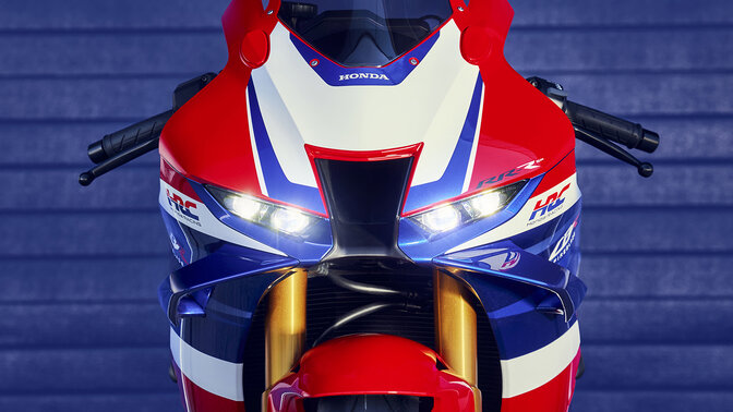 Honda Fireblade auf der Rennstrecke