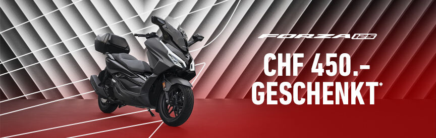 Honda forza 125 promo